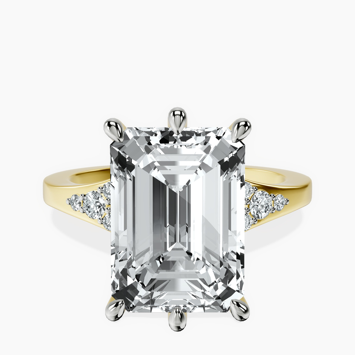 10kt Yellow Gold Celestial Splendor Lab Diamond Ring front image