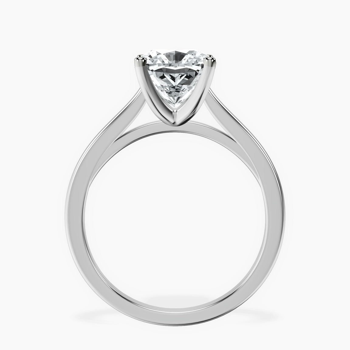 14kt White Gold Teagan Solitaire 1.5mm Lab Diamond Ring side right image one