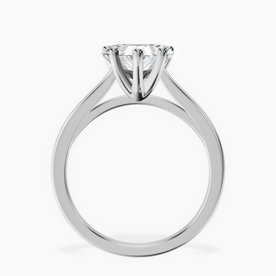 14kt White Gold Teagan Solitaire 1.5mm Lab Diamond Ring side right image one