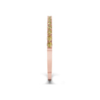 14kt Rose Gold Oval Serenity Lab Diamond Openable Bangle Bracelet (5 Ct. Tw.) left