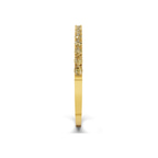 14kt Yellow Gold Oval Serenity Lab Diamond Openable Bangle Bracelet (5 Ct. Tw.) left