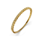 14kt Yellow Gold Oval Serenity Lab Diamond Openable Bangle Bracelet (5 Ct. Tw.) right