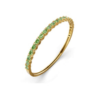 14kt Yellow Gold Oval Serenity Lab Diamond Openable Bangle Bracelet (1 Ct. Tw.) right