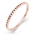 14kt Rose Gold Round Glow Classic Lab Diamond Openable Bangle Bracelet (5 Ct. Tw.) right