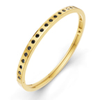 14kt Yellow Gold Round Glow Classic Lab Diamond Openable Bangle Bracelet (1 Ct. Tw.) right