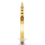 14kt Yellow Gold Round Glow Classic Lab Diamond Openable Bangle Bracelet (4 Ct. Tw.) left