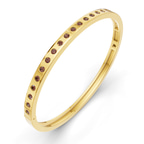 14kt Yellow Gold Round Glow Classic Lab Diamond Openable Bangle Bracelet (4 Ct. Tw.) right