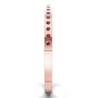 14kt Rose Gold Round Glow Classic Lab Diamond Openable Bangle Bracelet (1 Ct. Tw.) left