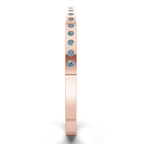 14kt Rose Gold Round Glow Classic Lab Diamond Openable Bangle Bracelet (1 Ct. Tw.) left