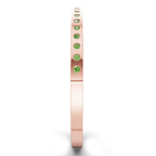 14kt Rose Gold Round Glow Classic Lab Diamond Openable Bangle Bracelet (1 Ct. Tw.) left