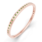 14kt Rose Gold Round Glow Classic Lab Diamond Openable Bangle Bracelet (1 Ct. Tw.) right