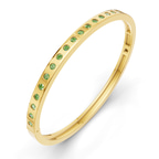 14kt Yellow Gold Round Glow Classic Lab Diamond Openable Bangle Bracelet (4 Ct. Tw.) right