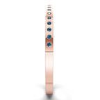 14kt Rose Gold Round Glow Classic Lab Diamond Openable Bangle Bracelet (1 Ct. Tw.) left