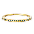 14kt Yellow Gold Round Glow Classic Lab Diamond Openable Bangle Bracelet (1 Ct. Tw.) front image