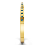 14kt Yellow Gold Round Glow Classic Lab Diamond Openable Bangle Bracelet (1 Ct. Tw.) left