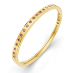 14kt Yellow Gold Round Glow Classic Lab Diamond Openable Bangle Bracelet (1 Ct. Tw.) right