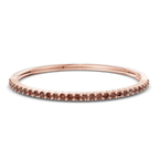 14kt Rose Gold Round Embrace Lab Diamond Openable Bangle Bracelet (1 Ct. Tw.) front image