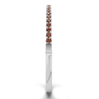 14ct White Gold Round Embrace Lab Diamond Openable Bangle Bracelet (1 Ct. Tw.) left