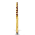 14kt Yellow Gold Round Embrace Lab Diamond Openable Bangle Bracelet (1 Ct. Tw.) left