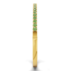 14kt Yellow Gold Round Embrace Lab Diamond Openable Bangle Bracelet (1 Ct. Tw.) left