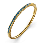 14kt Yellow Gold Round Embrace Lab Diamond Openable Bangle Bracelet (1 Ct. Tw.) right