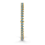 14kt Yellow Gold Lilac Pear Lab Diamond Tennis Bracelet (10 Ct. Tw.) left