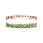 10kt Rose Gold Everlyn Oval Lab Diamond Tennis Bracelet (10 Ct. Tw.) right