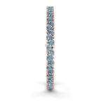 10kt Rose Gold Marion Pear Lab Diamond Tennis Bracelet (10 Ct. Tw.) left