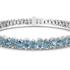 14kt White Gold Marion Pear Lab Diamond Tennis Bracelet (10 Ct. Tw.) right