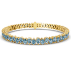 10kt Yellow Gold Marion Pear Lab Diamond Tennis Bracelet (10 Ct. Tw.) front image