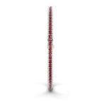 14kt Rose Gold Nemy Half Bezel Round Lab Diamond Tennis Bracelet (2 Ct. Tw.) left