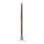 14kt Yellow Gold Nemy Half Bezel Round Lab Diamond Tennis Bracelet (2 Ct. Tw.) left