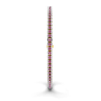 10kt Yellow Gold Nemy Half Bezel Round Lab Diamond Tennis Bracelet (2 Ct. Tw.) left