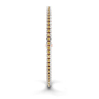 14kt Rose Gold Nemy Half Bezel Round Lab Diamond Tennis Bracelet (2 Ct. Tw.) left
