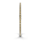 14kt White Gold Nemy Half Bezel Round Lab Diamond Tennis Bracelet (2 Ct. Tw.) left