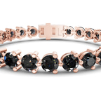 14kt Rose Gold Anahita Round Lab Diamond Tennis Bracelet (2 Ct. Tw.) right