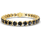 10kt Yellow Gold Anahita Round Lab Diamond Tennis Bracelet (2 Ct. Tw.) front image