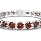 Platinum Anahita Round Lab Diamond Tennis Bracelet (2 Ct. Tw.) right