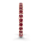 10kt Rose Gold Anahita Round Lab Diamond Tennis Bracelet (2 Ct. Tw.) left