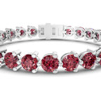 14kt White Gold Anahita Round Lab Diamond Tennis Bracelet (2 Ct. Tw.) right