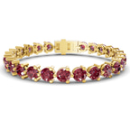10kt Yellow Gold Anahita Round Lab Diamond Tennis Bracelet (2 Ct. Tw.) front image