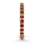 10kt Yellow Gold Anahita Round Lab Diamond Tennis Bracelet (2 Ct. Tw.) left