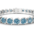 14kt White Gold Anahita Round Lab Diamond Tennis Bracelet (2 Ct. Tw.) right