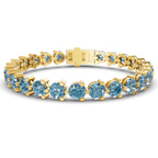 10kt Yellow Gold Anahita Round Lab Diamond Tennis Bracelet (2 Ct. Tw.) front image
