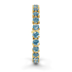 10kt Yellow Gold Anahita Round Lab Diamond Tennis Bracelet (2 Ct. Tw.) left