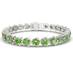 Platinum Anahita Round Lab Diamond Tennis Bracelet (2 Ct. Tw.) front image