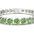 Platinum Anahita Round Lab Diamond Tennis Bracelet (2 Ct. Tw.) right