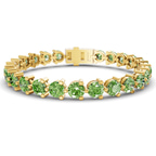 10kt Yellow Gold Anahita Round Lab Diamond Tennis Bracelet (2 Ct. Tw.) front image