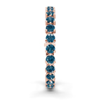 10kt Rose Gold Anahita Round Lab Diamond Tennis Bracelet (2 Ct. Tw.) left