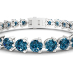 Platinum Anahita Round Lab Diamond Tennis Bracelet (2 Ct. Tw.) right
